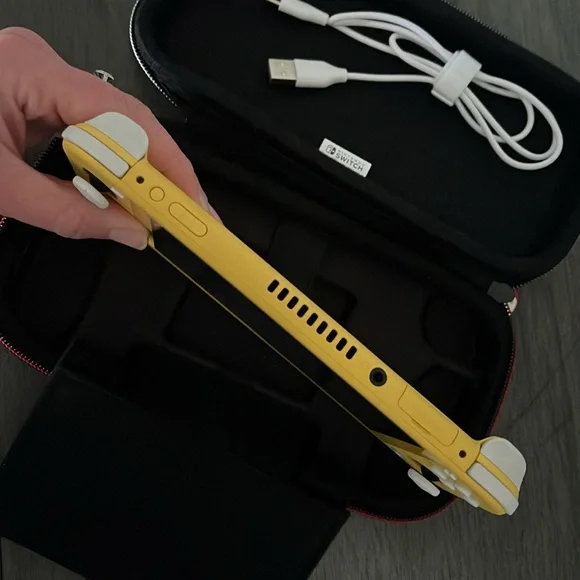 Nintendo Switch Lite with game and accessories!
